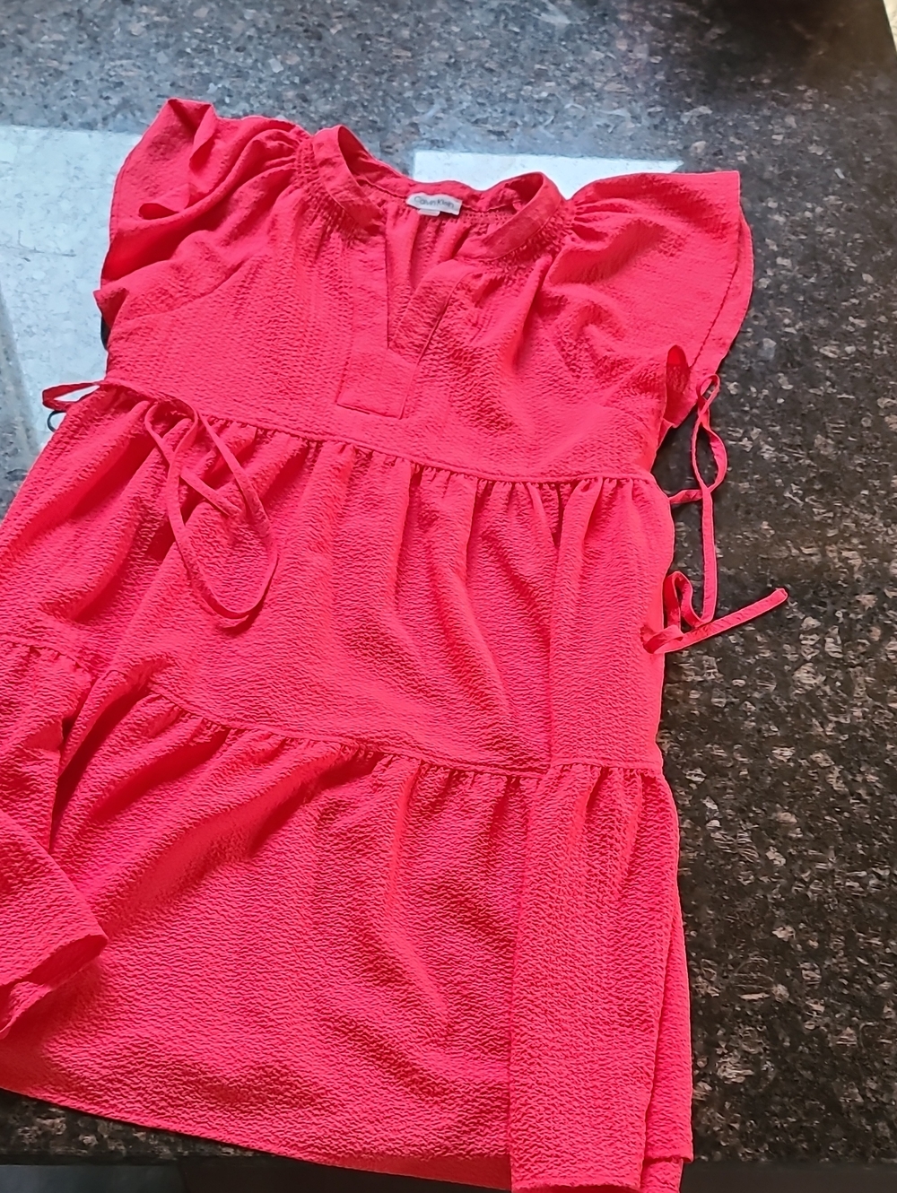 Calvin Klein Hot Pink Midi Dress